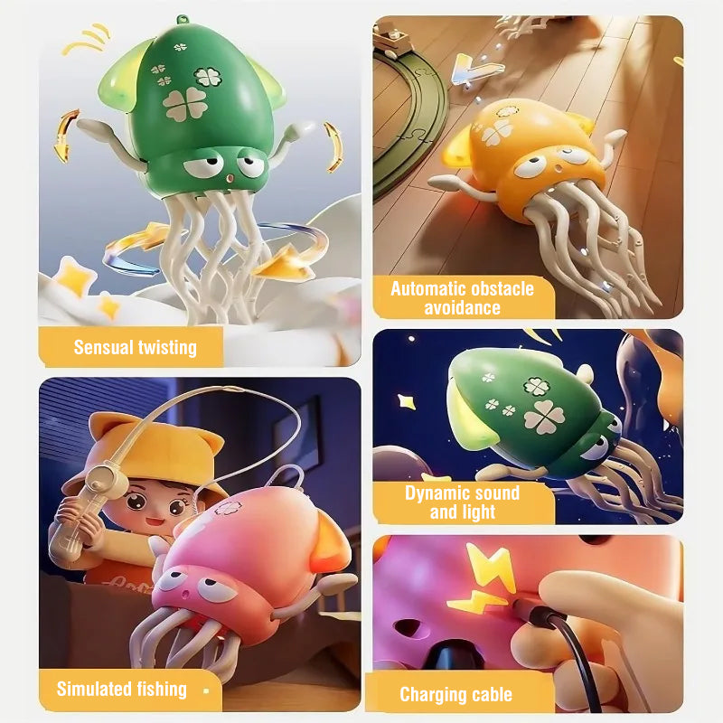Baby Swing Duck Toy - Cartoon Press Vehicles & Pull Back Cars Educational Set