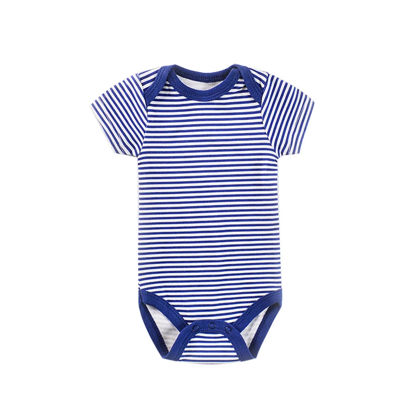 Summer Baby Bodysuit Set - Soft Cotton Romper for Newborns 0-12M Boys & Girls