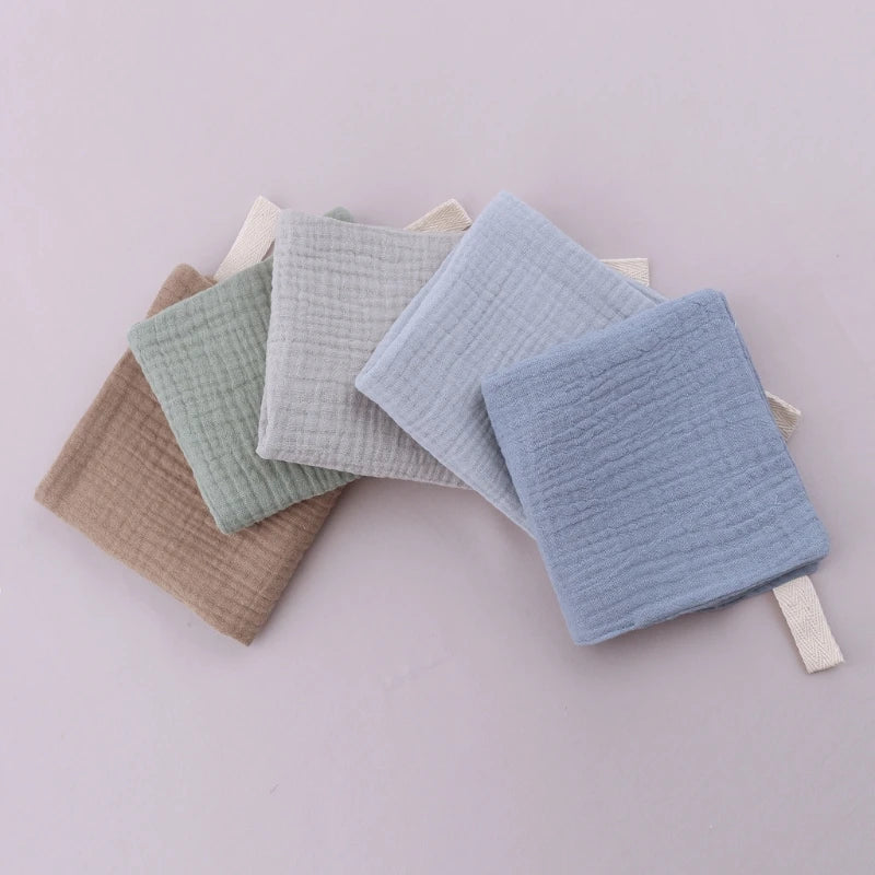 5 Soft Absorbent Gauze Newborn Burp Cloth Baby Saliva Towel Cotton Baby Bibs Handkerchief Nursing Towel Cuddle Cloth Baby Stuff