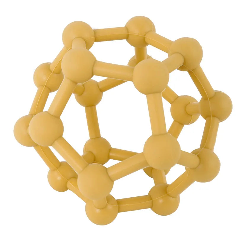 Food Safe Silicone Ball Teether - Portable Fidget Toy & Catch Ball for Newborns