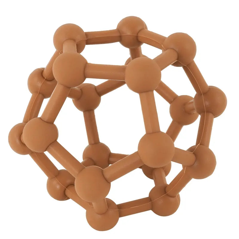 Food Safe Silicone Ball Teether - Portable Fidget Toy & Catch Ball for Newborns