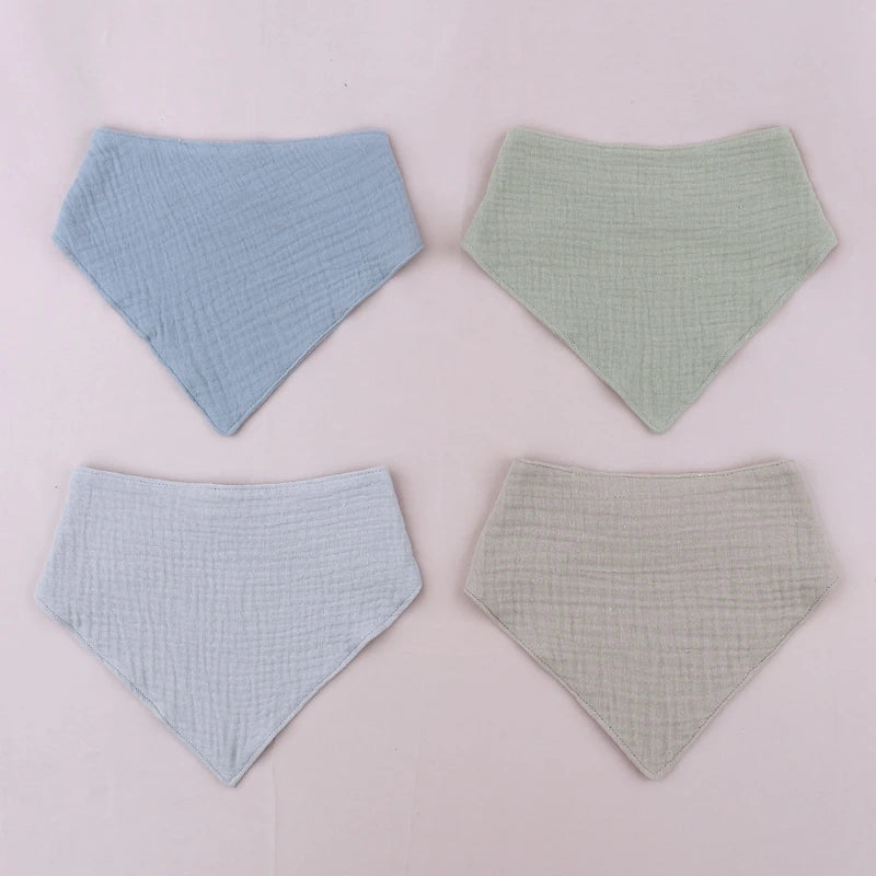 5 Soft Absorbent Gauze Newborn Burp Cloth Baby Saliva Towel Cotton Baby Bibs Handkerchief Nursing Towel Cuddle Cloth Baby Stuff