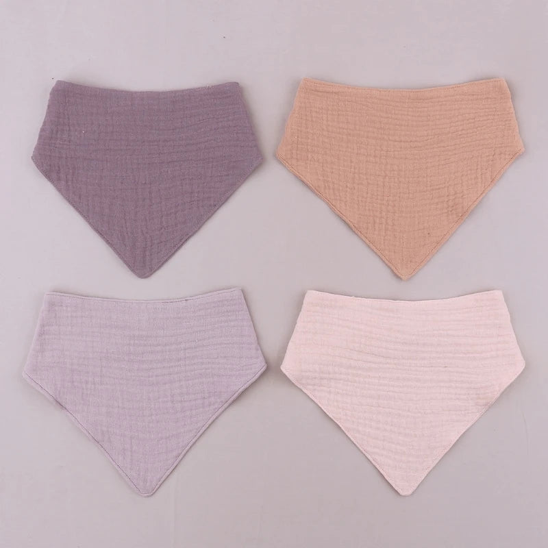 5 Soft Absorbent Gauze Newborn Burp Cloth Baby Saliva Towel Cotton Baby Bibs Handkerchief Nursing Towel Cuddle Cloth Baby Stuff