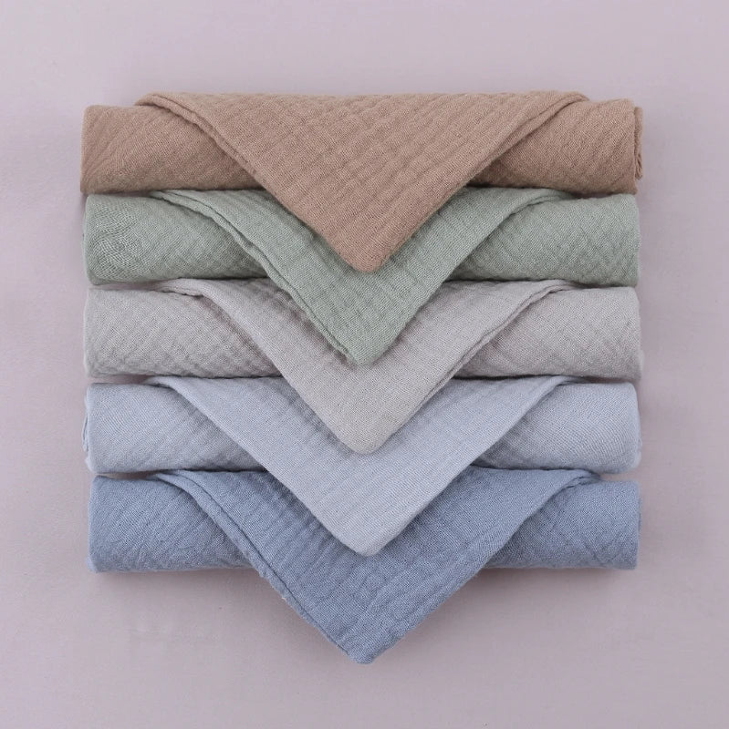 5 Soft Absorbent Gauze Newborn Burp Cloth Baby Saliva Towel Cotton Baby Bibs Handkerchief Nursing Towel Cuddle Cloth Baby Stuff