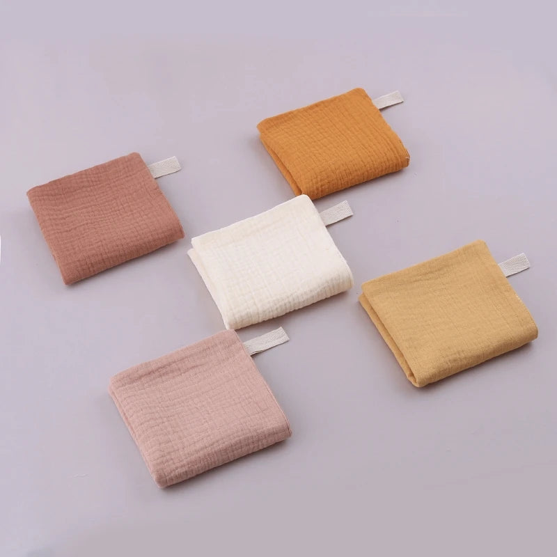 5 Soft Absorbent Gauze Newborn Burp Cloth Baby Saliva Towel Cotton Baby Bibs Handkerchief Nursing Towel Cuddle Cloth Baby Stuff