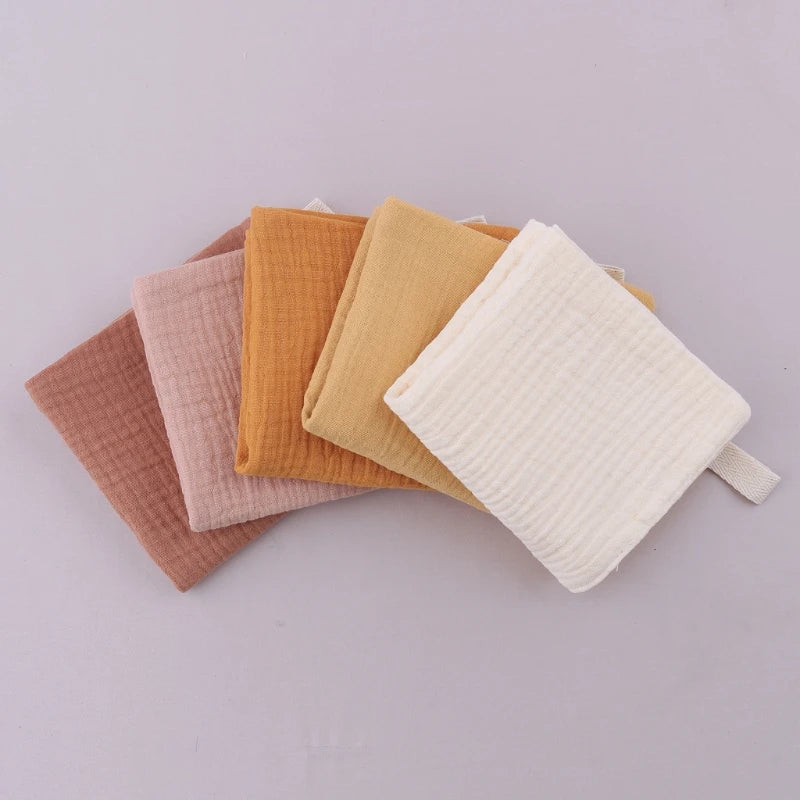 5 Soft Absorbent Gauze Newborn Burp Cloth Baby Saliva Towel Cotton Baby Bibs Handkerchief Nursing Towel Cuddle Cloth Baby Stuff