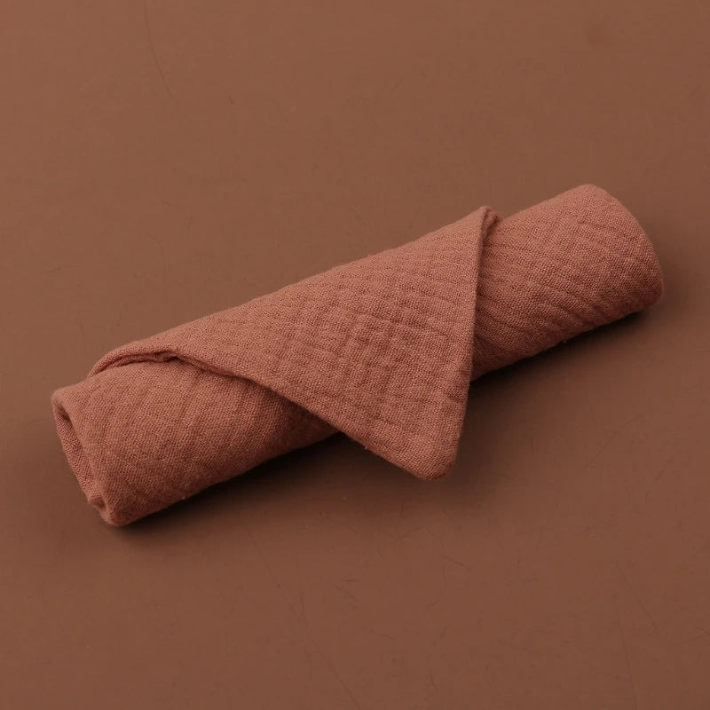 5 Soft Absorbent Gauze Newborn Burp Cloth Baby Saliva Towel Cotton Baby Bibs Handkerchief Nursing Towel Cuddle Cloth Baby Stuff