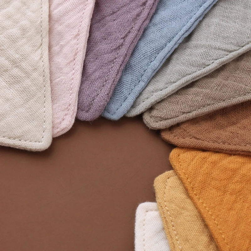 5 Soft Absorbent Gauze Newborn Burp Cloth Baby Saliva Towel Cotton Baby Bibs Handkerchief Nursing Towel Cuddle Cloth Baby Stuff