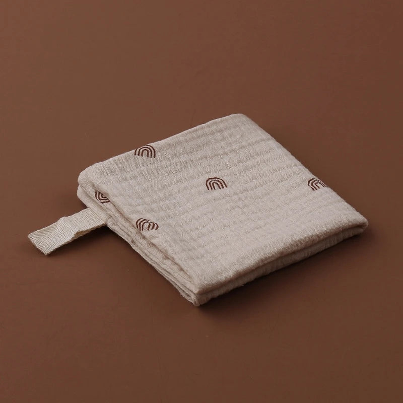 5 Soft Absorbent Gauze Newborn Burp Cloth Baby Saliva Towel Cotton Baby Bibs Handkerchief Nursing Towel Cuddle Cloth Baby Stuff