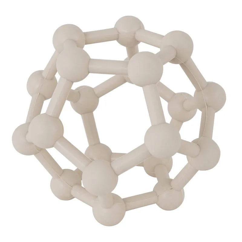 Food Safe Silicone Ball Teether - Portable Fidget Toy & Catch Ball for Newborns