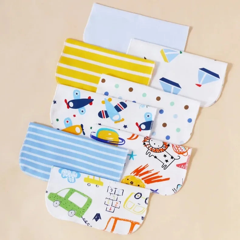 8-Piece Cotton Baby Towel Set – Soft Washcloths & Handkerchiefs for Newborns (0-24 Months)