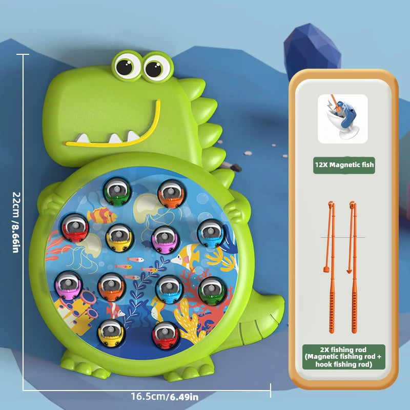 Magnetic Fishing Toy Set - Educational First Birthday Gift for Boys & Girls