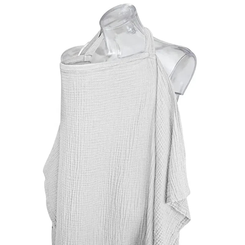 Breathable Nursing Cover - Adjustable Privacy Apron for Outdoor Breastfeeding