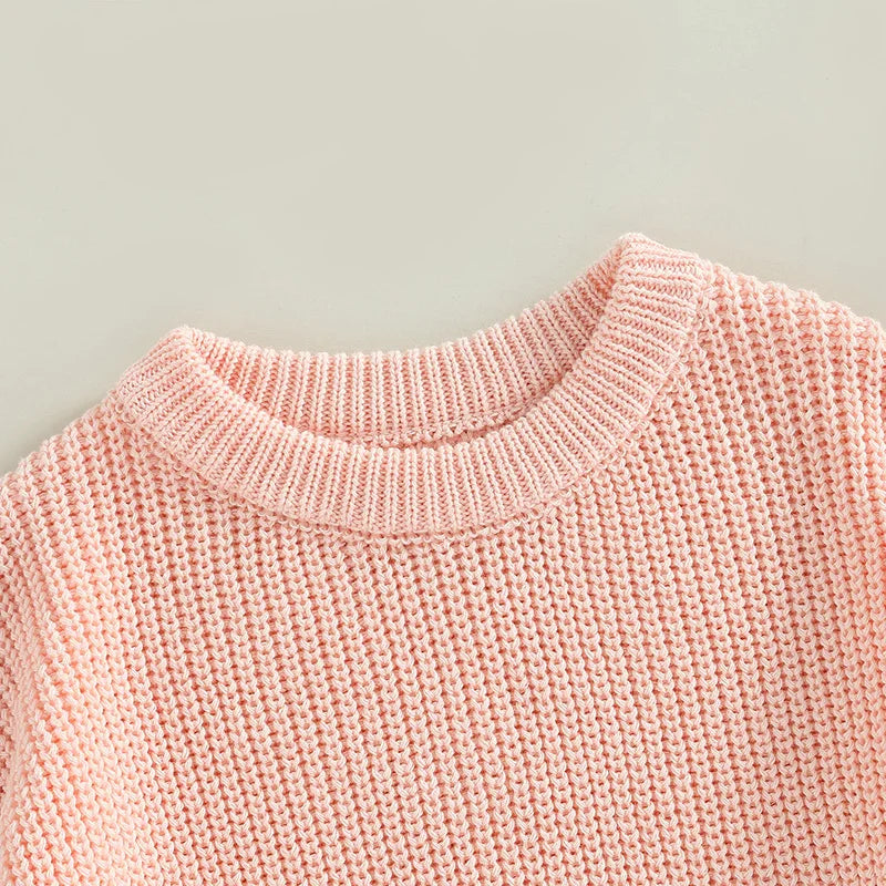 Autumn New Baby Boys Girls Clothes Baby Sweater Toddler Knit Sweater Newborn Knitwear Long Sleeve Cotton Baby Pullover Tops