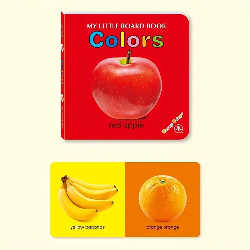 Baby Colorful Pattern Card Books - Interactive Sensory Toys for Newborn Development