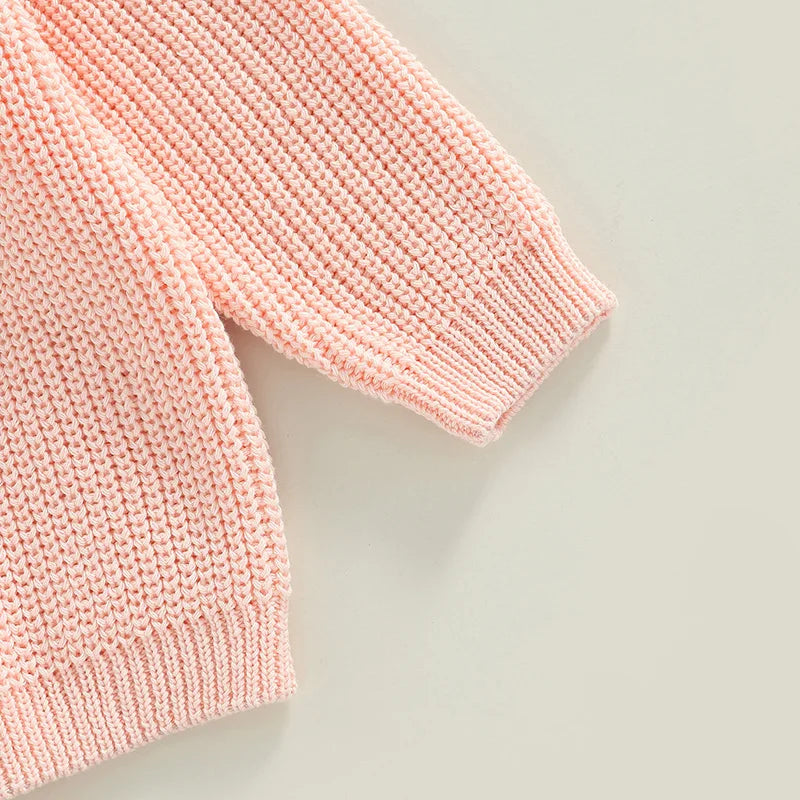 Autumn New Baby Boys Girls Clothes Baby Sweater Toddler Knit Sweater Newborn Knitwear Long Sleeve Cotton Baby Pullover Tops