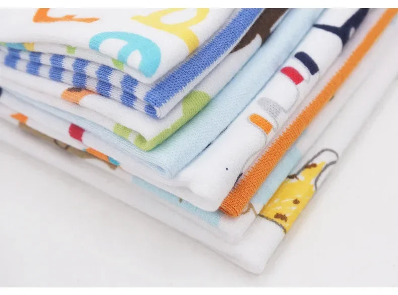 8-Piece Cotton Baby Towel Set – Soft Washcloths & Handkerchiefs for Newborns (0-24 Months)