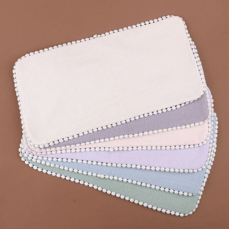 5 Soft Absorbent Gauze Newborn Burp Cloth Baby Saliva Towel Cotton Baby Bibs Handkerchief Nursing Towel Cuddle Cloth Baby Stuff