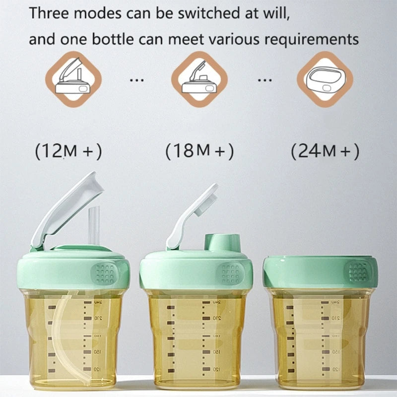 Square Handle Feeding Bottle Grip – Lightweight Easy-Grasp Design for Baby Bottles (6+ Months)