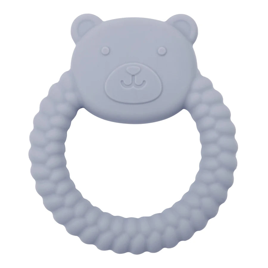 Silicone Nursing Teether Toy – Durable Cartoon Design for Dental Care & Gum Relief (3+ Months)