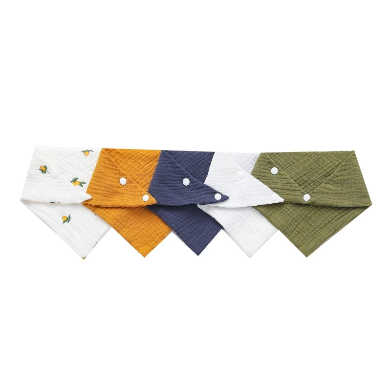 5 Soft Absorbent Gauze Newborn Burp Cloth Baby Saliva Towel Cotton Baby Bibs Handkerchief Nursing Towel Cuddle Cloth Baby Stuff