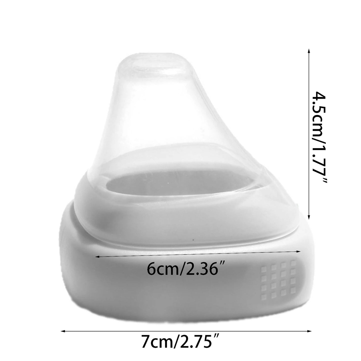Square Handle Feeding Bottle Grip – Lightweight Easy-Grasp Design for Baby Bottles (6+ Months)