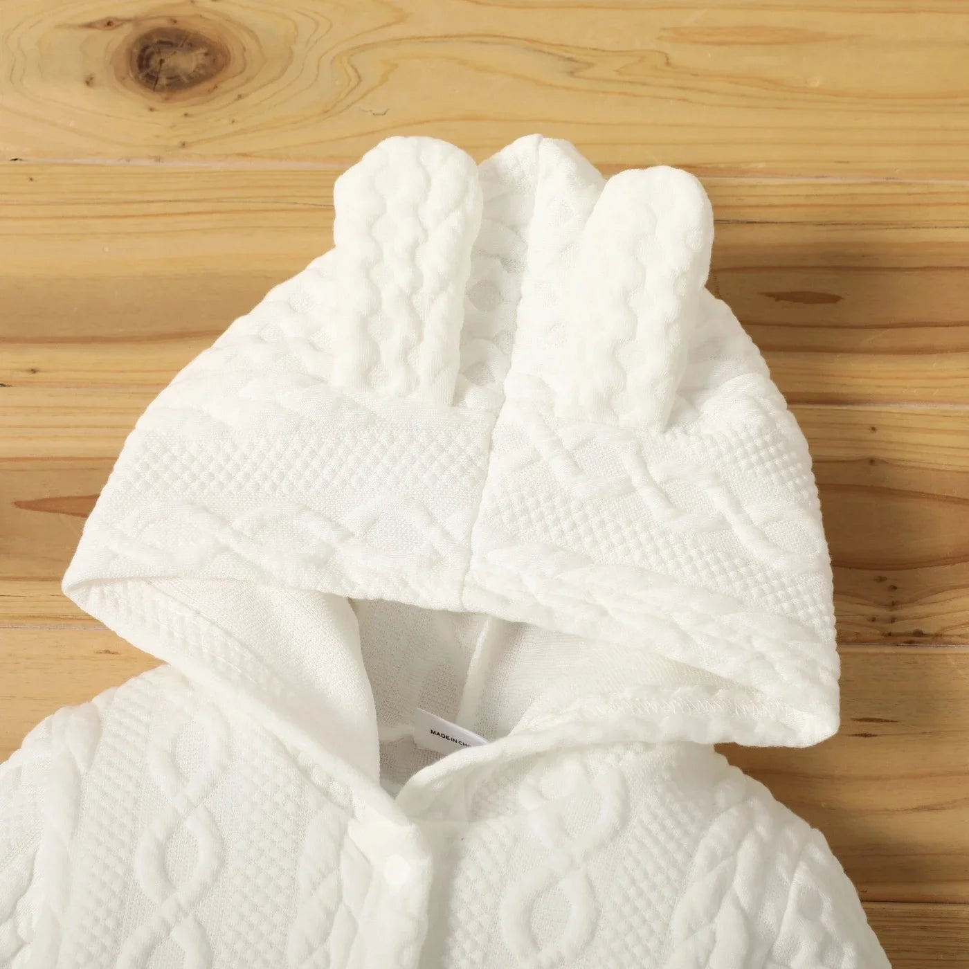 Cute Ears Hooded Baby Romper - Long Sleeve Bodysuit for Newborns 0-18 Months