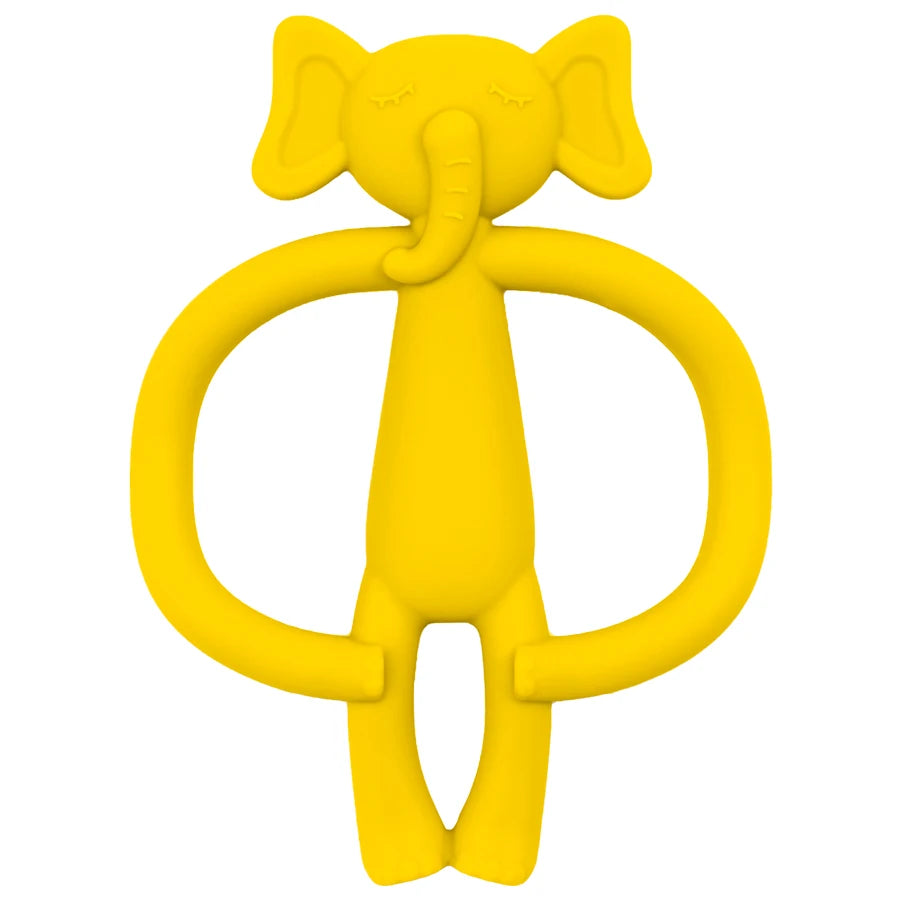 Silicone Nursing Teether Toy – Durable Cartoon Design for Dental Care & Gum Relief (3+ Months)