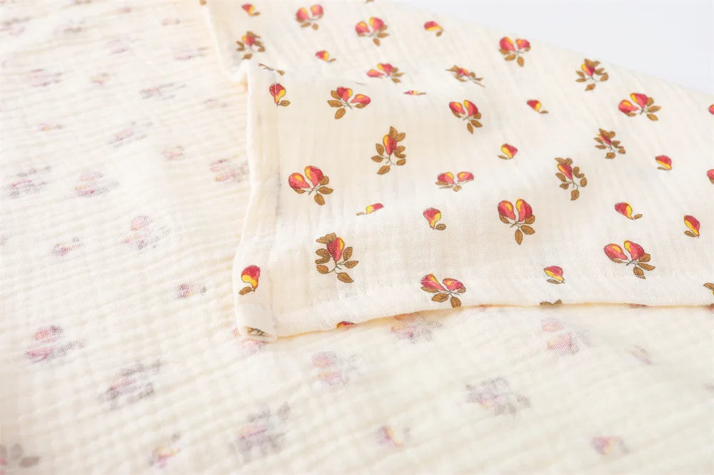 Cotton Receiving Blanket for Newborn Gauze Muslin Baby Blanket  New Born Swaddle Wrap Kids Bath Towel Baby Stroller Blanket