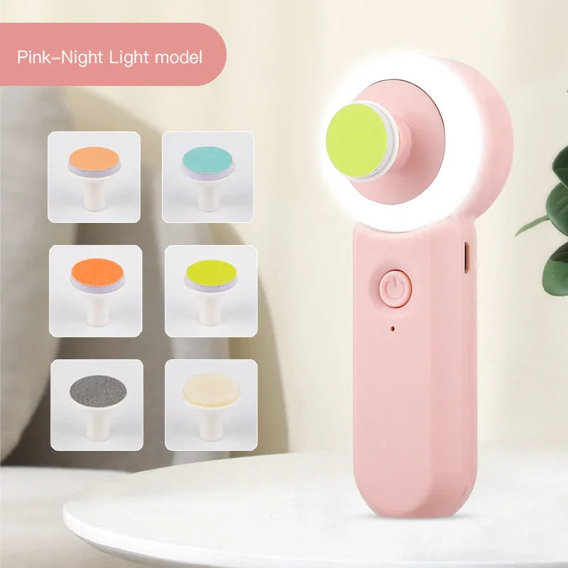 Luminous Rechargeable Baby Nail Grinder β Safe & Silent Electric Clipper for Newborns (0+ Months)