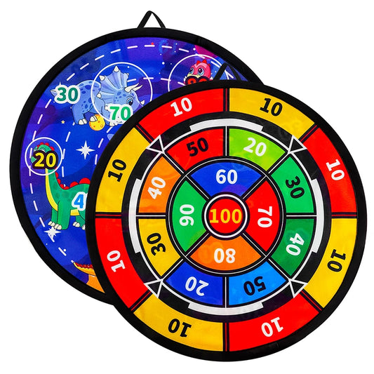 Sticky Ball Dart Board Game - Indoor/Outdoor Sports Fun Party Game for Kids