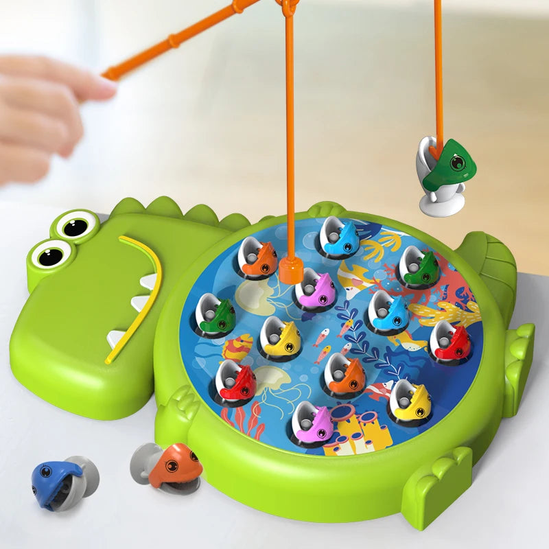 Magnetic Fishing Toy Set - Educational First Birthday Gift for Boys & Girls