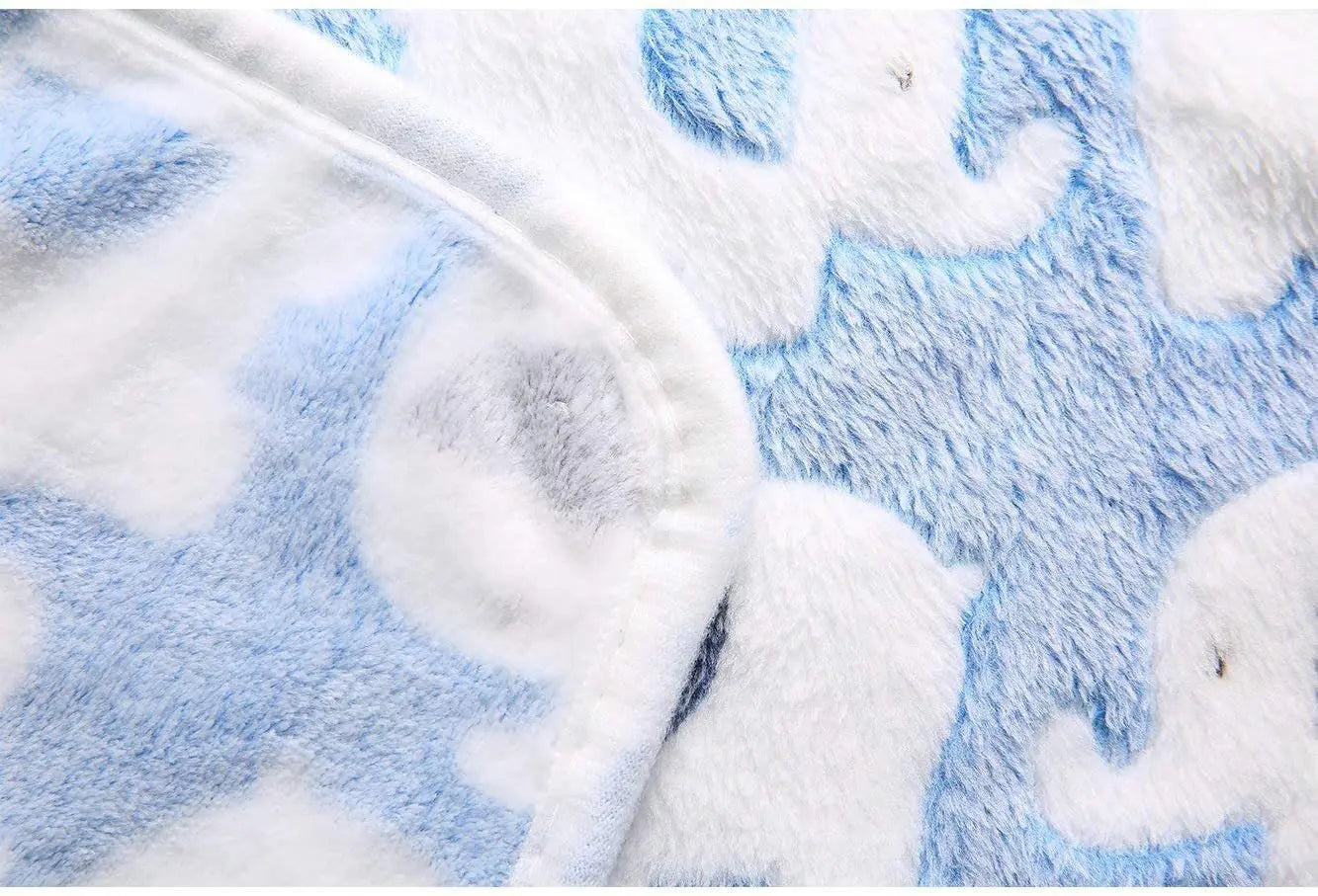 Cute Elephant Baby Blanket - Soft Coral Velvet Swaddle Wrap & Stroller Cover