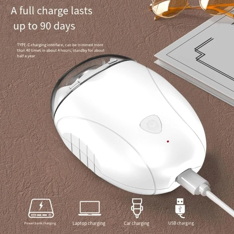 Automatic Electric Nail Grinder - USB Type-C Rechargeable Safe Baby & Kids Nail Trimmer