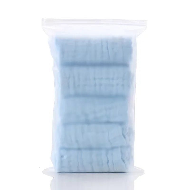 Muslin 6 Layers Cotton Soft Baby Towels Baby Face Towel Handkerchief Bathing Feeding Face Washcloth Wipe Burp Cloth Hand Towel