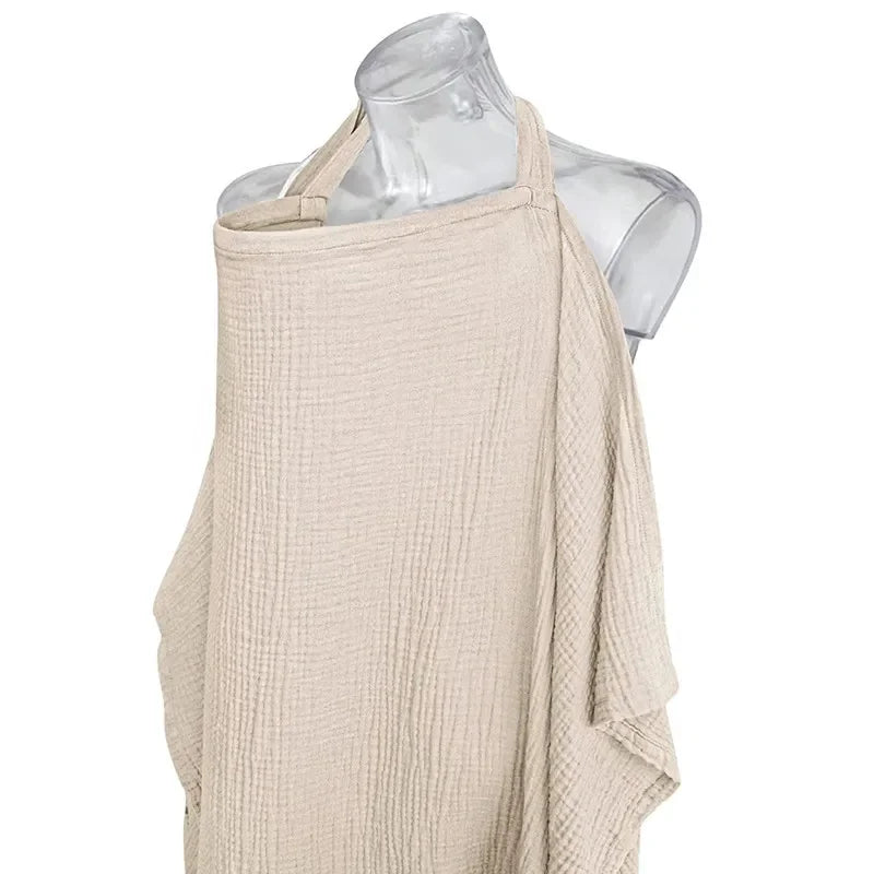 Breathable Nursing Cover - Adjustable Privacy Apron for Outdoor Breastfeeding