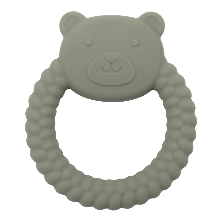 Silicone Nursing Teether Toy – Durable Cartoon Design for Dental Care & Gum Relief (3+ Months)