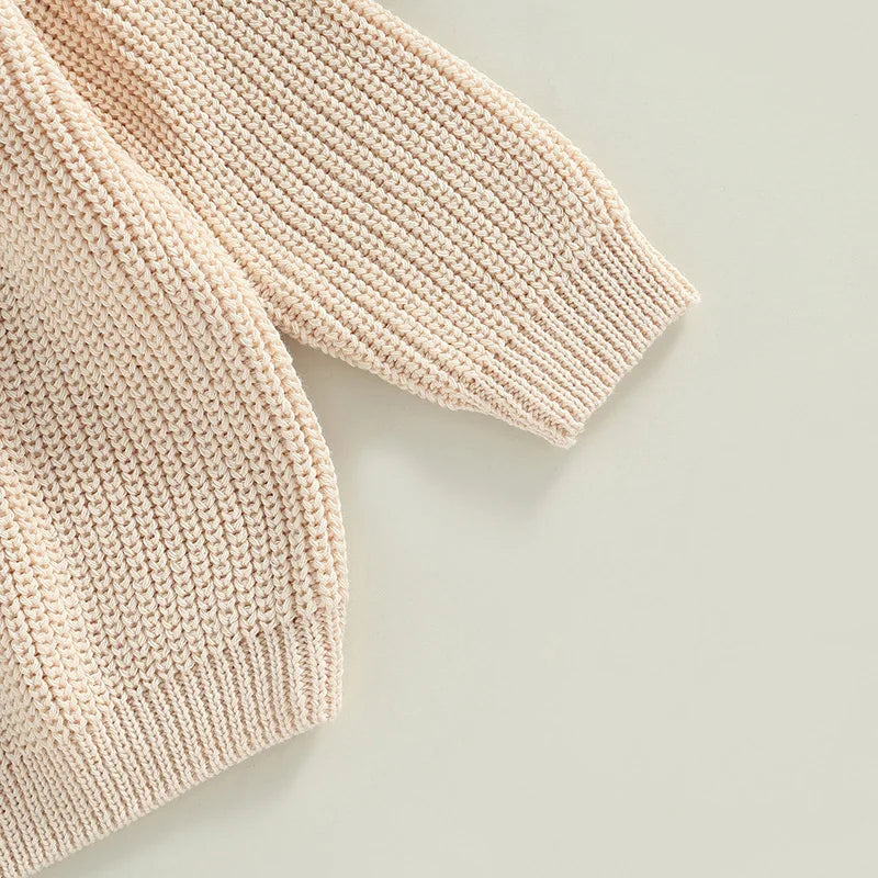 Autumn New Baby Boys Girls Clothes Baby Sweater Toddler Knit Sweater Newborn Knitwear Long Sleeve Cotton Baby Pullover Tops
