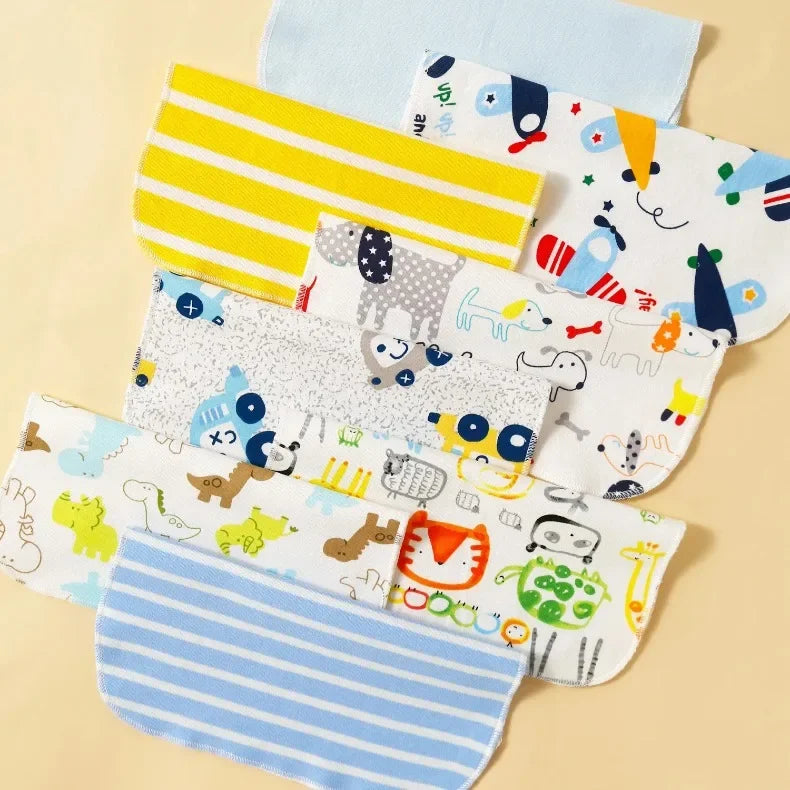 8-Piece Cotton Baby Towel Set – Soft Washcloths & Handkerchiefs for Newborns (0-24 Months)