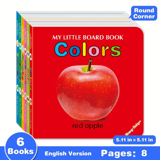 Baby Colorful Pattern Card Books - Interactive Sensory Toys for Newborn Development