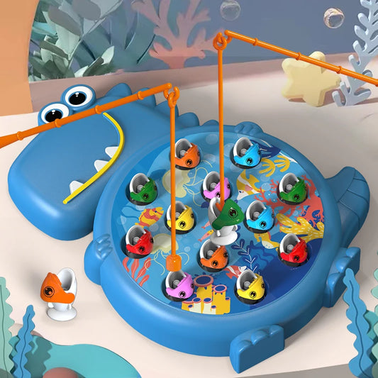 Magnetic Fishing Toy Set - Educational First Birthday Gift for Boys & Girls