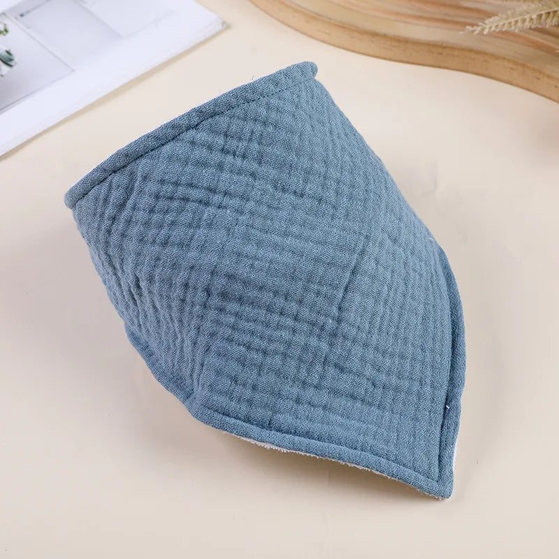 Baby Bibs Infant Cotton Bib Newborn Baby Items Triangle Scarf Feeding Saliva Towel Bandana Burp Cloth Boys Girls Shower Gift