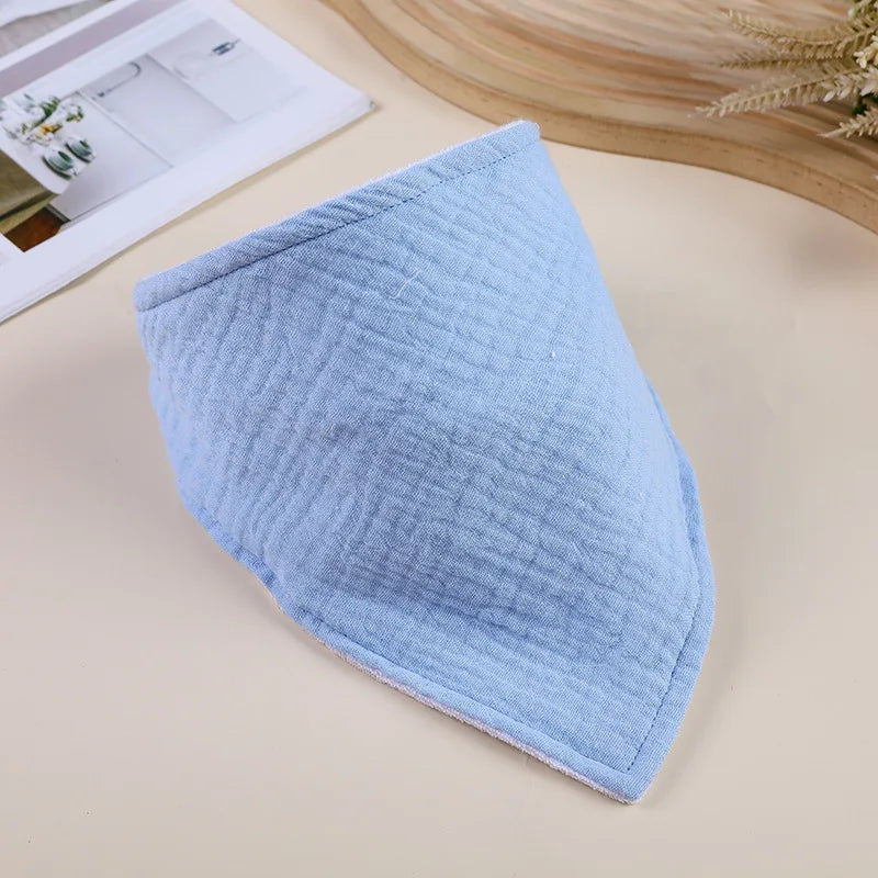 Baby Bibs Infant Cotton Bib Newborn Baby Items Triangle Scarf Feeding Saliva Towel Bandana Burp Cloth Boys Girls Shower Gift