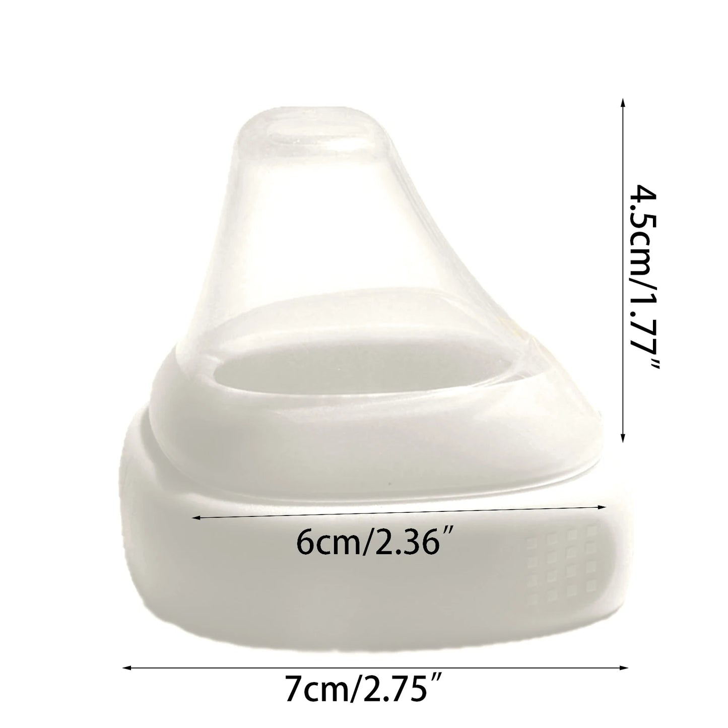 Square Handle Feeding Bottle Grip – Lightweight Easy-Grasp Design for Baby Bottles (6+ Months)
