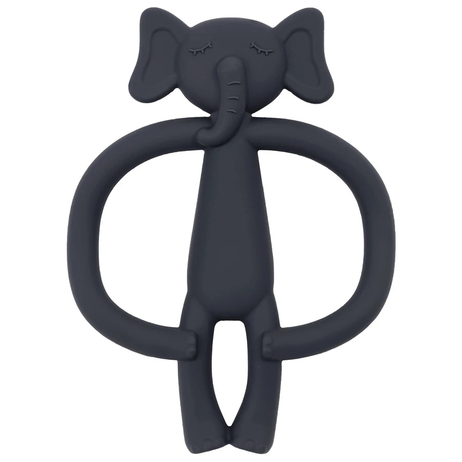 Silicone Nursing Teether Toy – Durable Cartoon Design for Dental Care & Gum Relief (3+ Months)