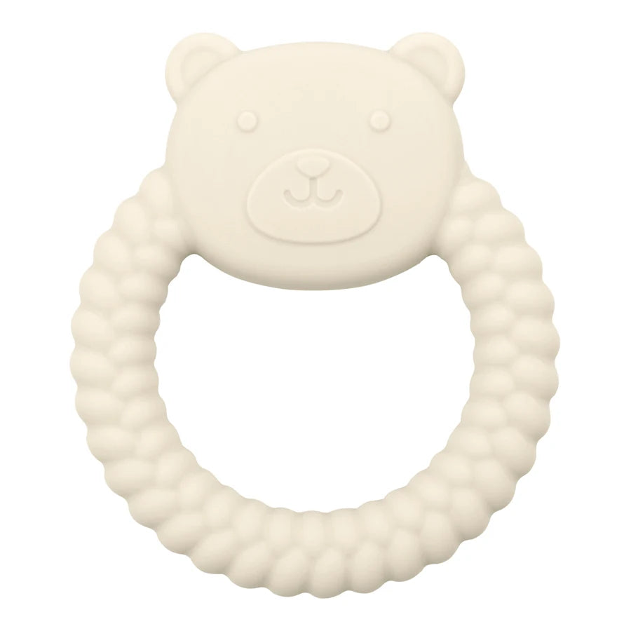 Silicone Nursing Teether Toy – Durable Cartoon Design for Dental Care & Gum Relief (3+ Months)