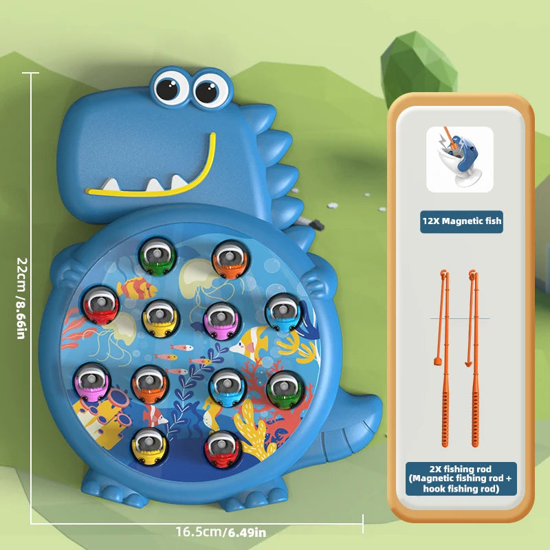 Magnetic Fishing Toy Set - Educational First Birthday Gift for Boys & Girls