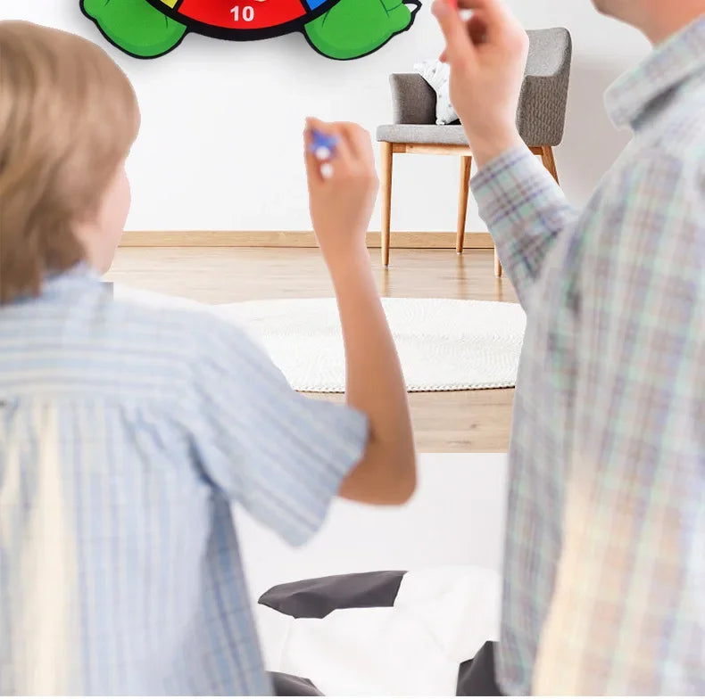 Montessori Dart Board Game - Safe Sticky Ball Target Game for Kids 3-7 Years