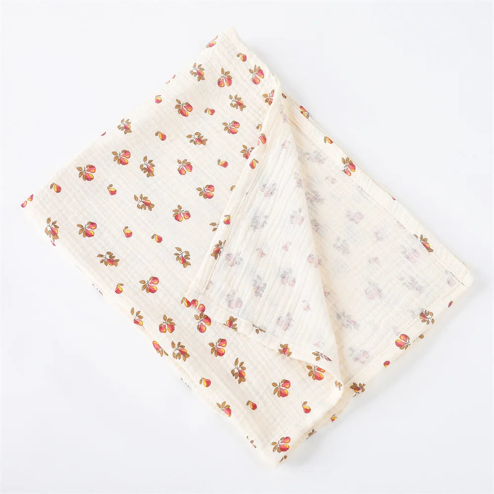 80X65cm Muslin Squares Baby Swaddle Blanket Newborn Diaper Bedding Cotton Stroller Blankets Babies Accessories Infant Nap Cover
