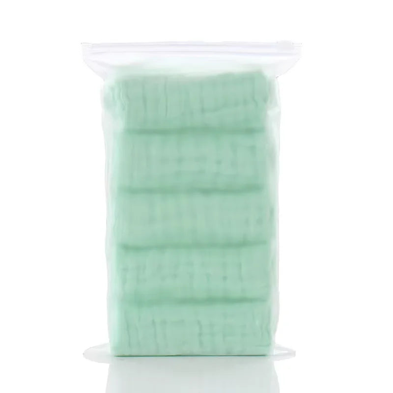 Muslin 6 Layers Cotton Soft Baby Towels Baby Face Towel Handkerchief Bathing Feeding Face Washcloth Wipe Burp Cloth Hand Towel